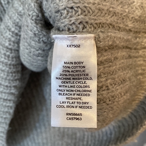 NWT BP gray cozy knit pullover sweater size xs - Picture 6 of 9